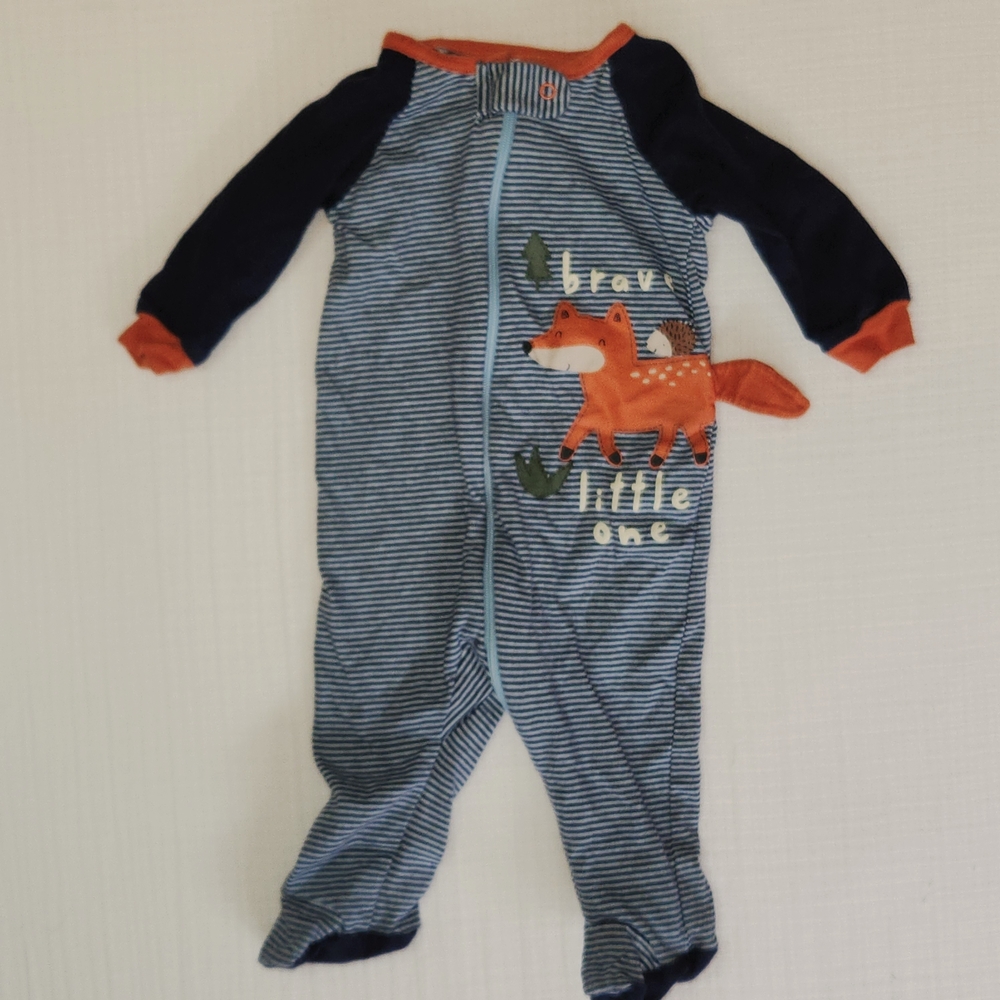 Gerber Blue and Orange Fox Kids One Piece